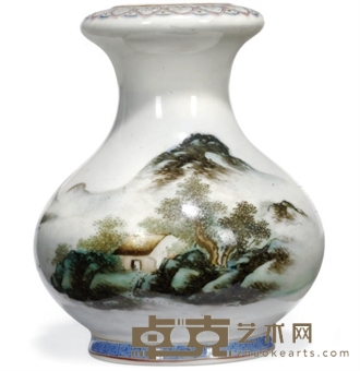 中国FAMILLE罗斯矮小花瓶 12 cm