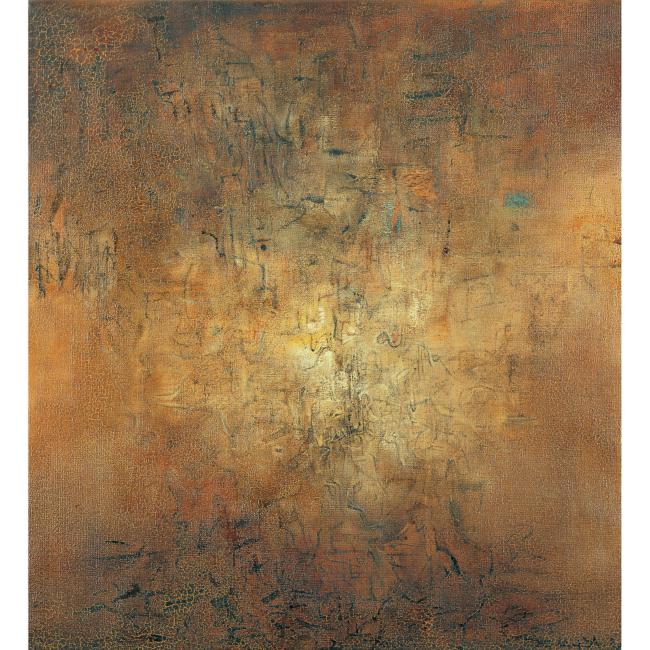 赵无极 Untitled 1958-286.4×78.7cm