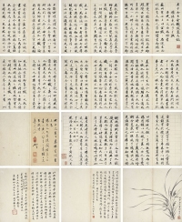 王文治（1730～1802） 楷書金纖纖墓志銘
