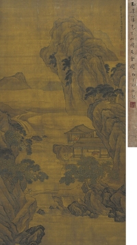 王 雲（1652～1735後） 深堂琴趣圖