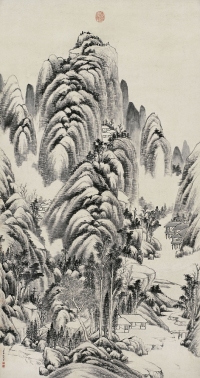 董邦達（1699～1769） 林泉幽居圖