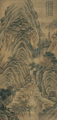 沈 仕（1488～1565） 深山訪友圖