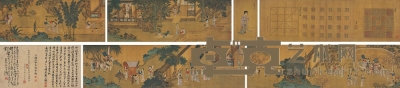 管道昇（1262～1319）仇 英（1482～1559）（款） 書法·璇璣圖 尺寸不一