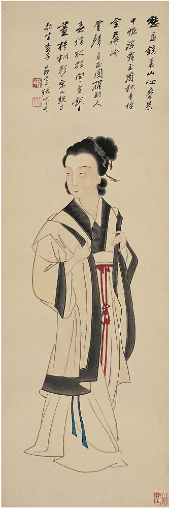 張大千（1899～1983） 仕女