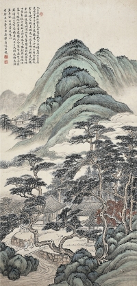郭蘭祥（1885～1938） 松谷幽居圖