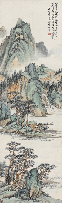 樊浩霖（1885～1962） 絕壑松泉圖