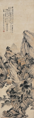 顧 澐（1835～1896） 幽居圖