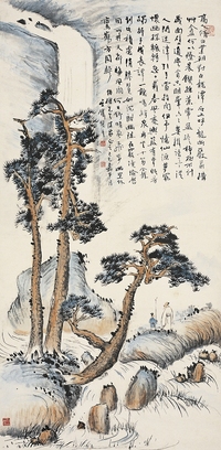 錢瘦鐵（1897～1967） 白龍潭圖