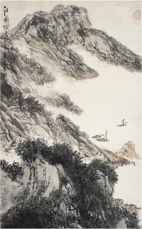亞 明（1924～2002） 江南煙雲圖