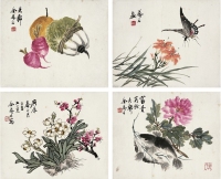 金夢石（1869～1944後） 花卉小品