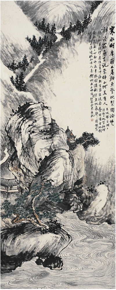 俞 原（1874～1922） 東坡詩意圖