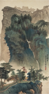 謝稚柳（1910～1997） 浮空積翠圖
