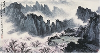 魏紫熙（1915～2002） 杏花春雨圖