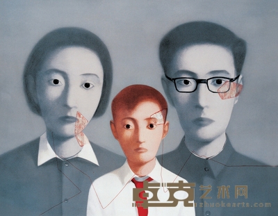 张晓刚 血缘 60×73cm