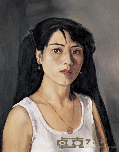杨飞云 1994年作 女肖像 53×41cm