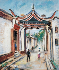 林达川 1981年作 绍兴长庆寺·之二
