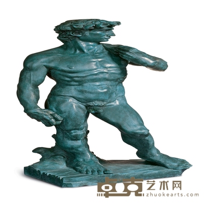 陈克 2008年作 后文艺复兴—大卫 78×82×55cm