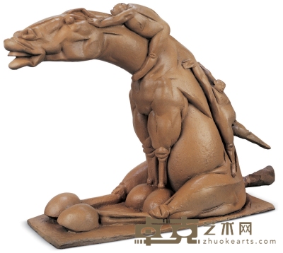 刘松 大马系列之二 48×72×32cm