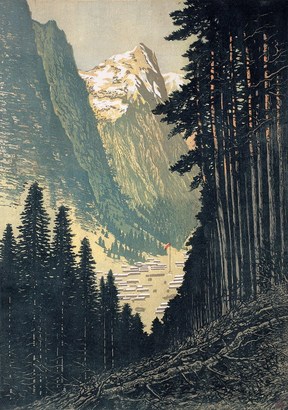 王琦 1963年作 长白山的早晨