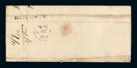 1836年寄爱丁堡史前封一件