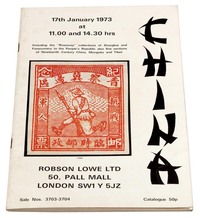 L 1973年英国伦敦Robson Lowe公司举办罗斯伟爵士（Sir David Roseway）华邮专集拍卖目录