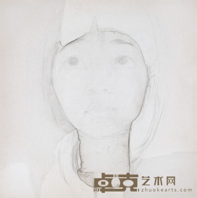 吴雪莲 朋友·婷婷 镜心 50×50cm
