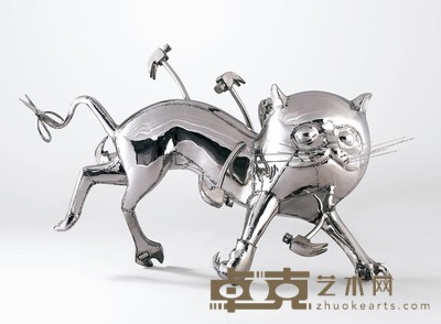 廖一百 2007年作 我是大灰狼 NO.1 86×141×54cm