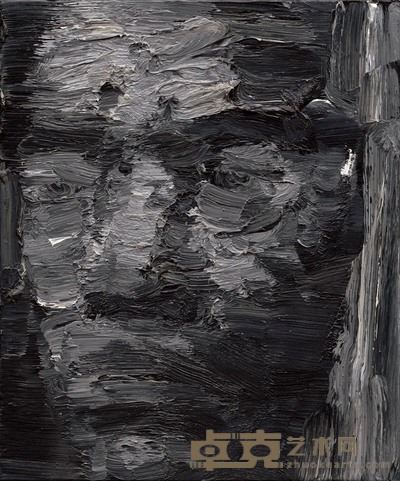 严培明 2000年作 隐形人 60×50cm