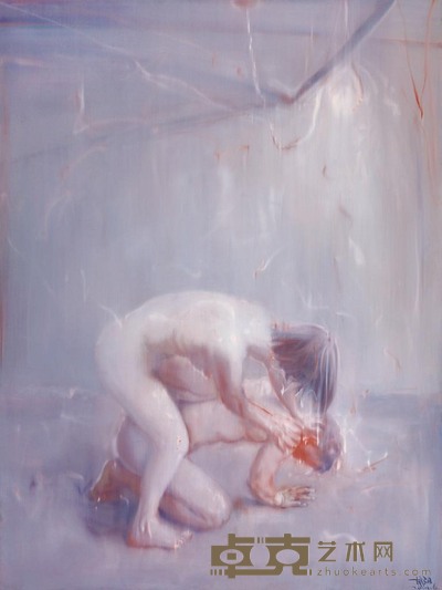 尹朝阳 2001年作 失乐园之八 200×150cm