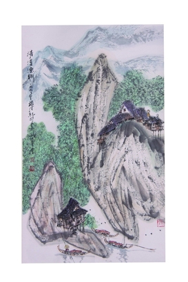 《山水》立轴