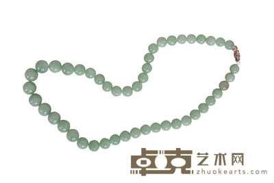 翡翠项链 46粒 
