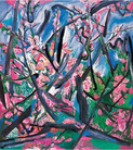 王克举 2007年作 桃花点点红