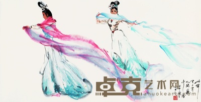 杨之光 1992年作 天上人间 镜心 69×136cm