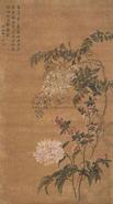 邹一桂 花卉 立轴