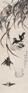 张敔 1784年作 花鸟 立轴