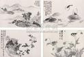 陈率祖 花鸟册 册页（八开选四）