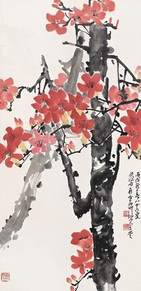 李道熙(1920-2007) 花鸟 立轴