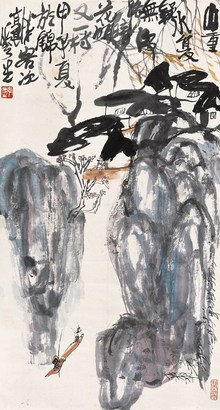 李华生(b.1944) 山水 立轴