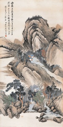 林琴南(1852-1924) 山水 立轴