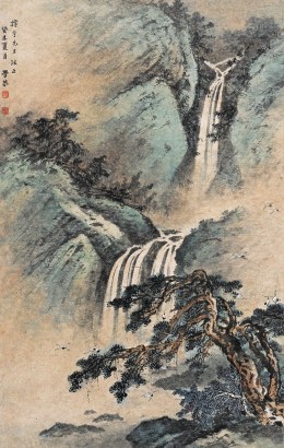 岑学恭(b.1917) 山水 立轴