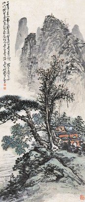 赵云壑(1874-1955) 山水 立轴
