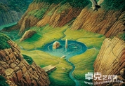 连建兴 1998年作 梦土寻踪?II
