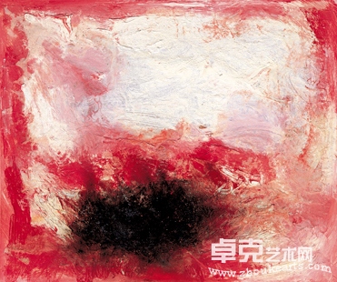 蔡国强 太阳的风景─黑点60×72cm