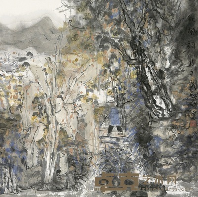 陈映欣 2008年作 秋风词 镜心 68×68cm