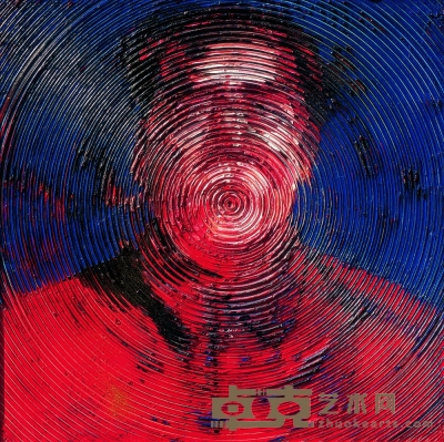 尹朝阳 2007年作 眩系列·毛 110×110cm