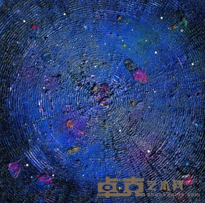 尹朝阳 2007年作  眩系列·星空 110×110cm