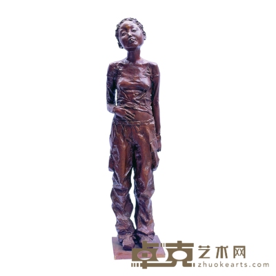 向京 2001年作 吸烟的样子 高72cm