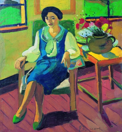 唐志冈 1993年作 女子肖像