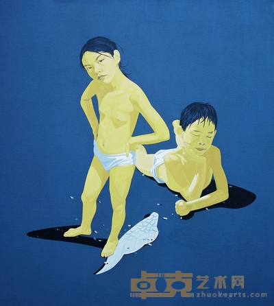 郭伟 2007年作 室内·蚊子与飞蛾 200×180 cm