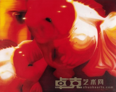 惠欣 2004年作 观赏鱼之三十三 140×180cm